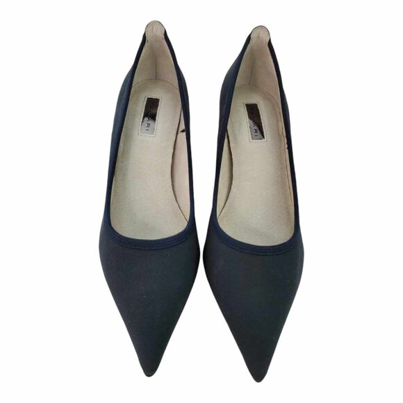 Tahari Dottie Stretch Pump Women's Sz 5.5M - Navy Blue - Picture 9 of 11